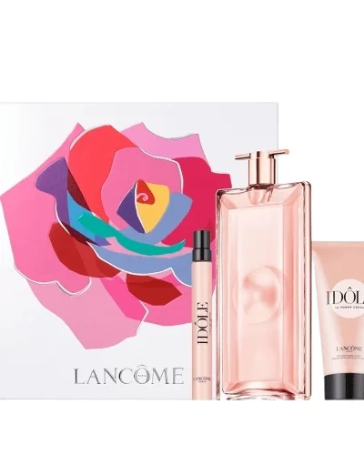 مجموعة عطر ايدول من لانكوم للنساء - او دي بارفيوم - 3 قطع